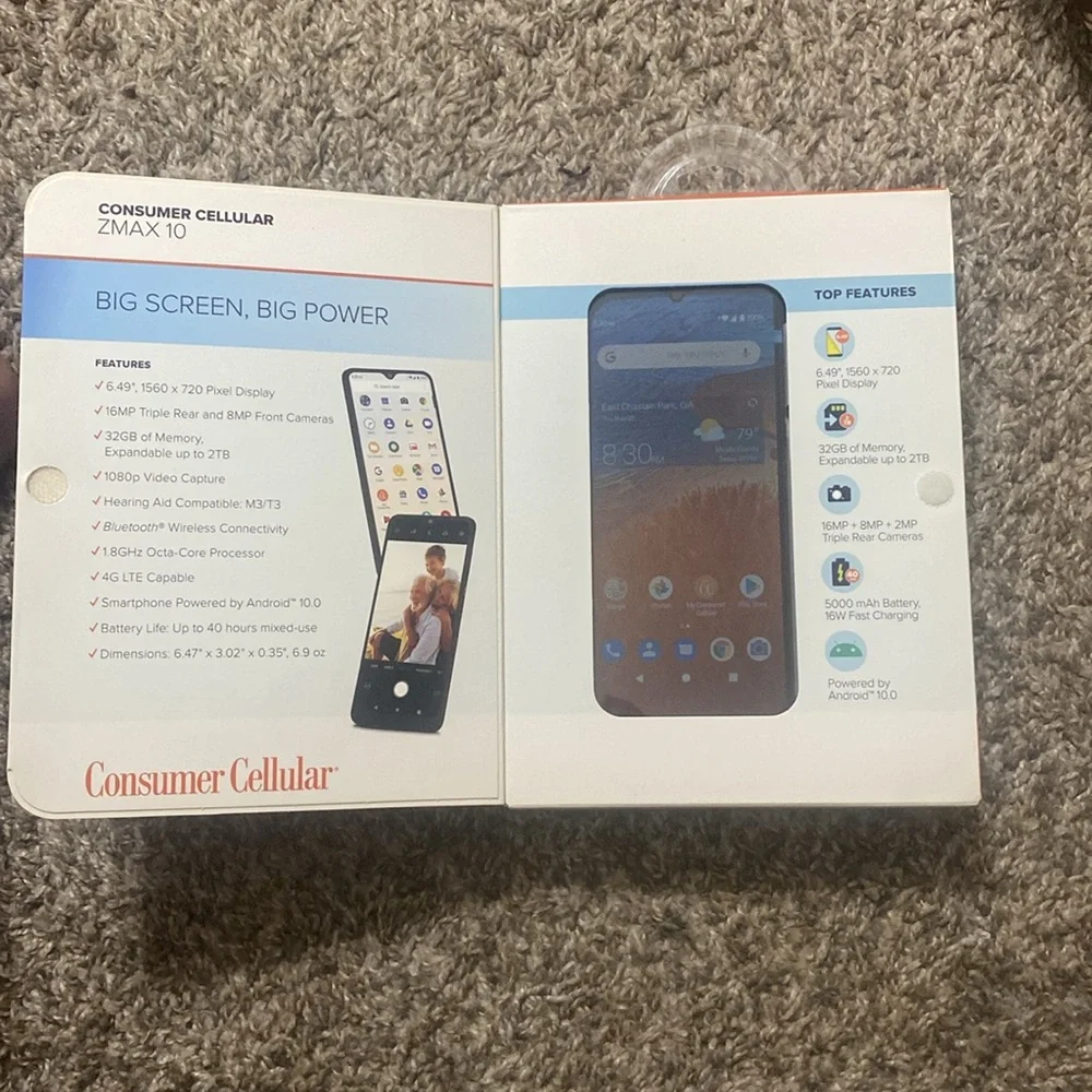 ZMax 10 Smartphone - Black